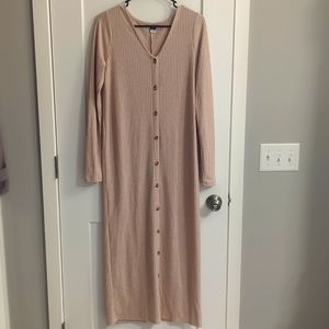 Beige Old Navy size XS Tall maxi dress
